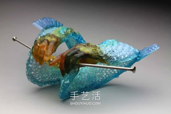 易碎材料的驚人可塑性！“編織”的玻璃雕塑 -  rpnrmr.com