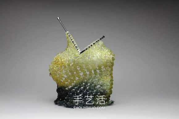 易碎材料的驚人可塑性！“編織”的玻璃雕塑 -  rpnrmr.com