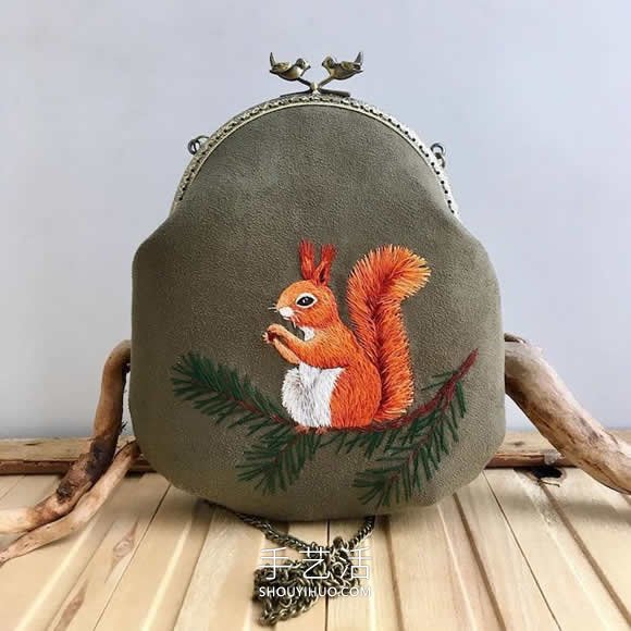 手工刺繡手袋 擁有迷人的林地生物和自然風光 -  rpnrmr.com