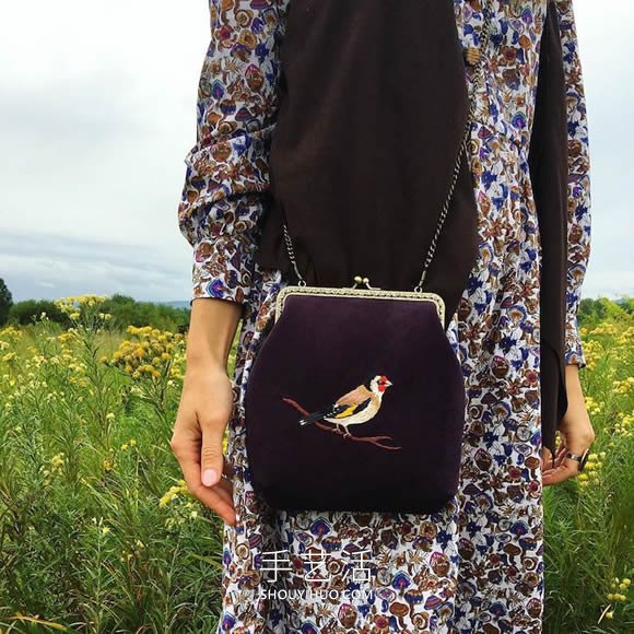 手工刺繡手袋 擁有迷人的林地生物和自然風光 -  rpnrmr.com