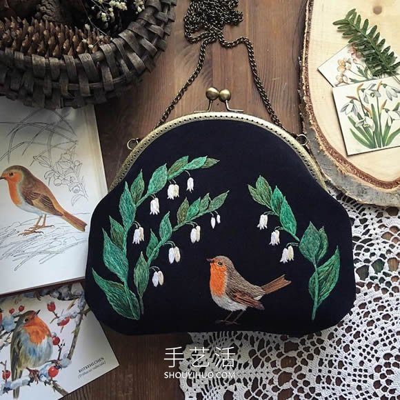 手工刺繡手袋 擁有迷人的林地生物和自然風光 -  rpnrmr.com