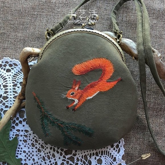 手工刺繡手袋 擁有迷人的林地生物和自然風光 -  rpnrmr.com
