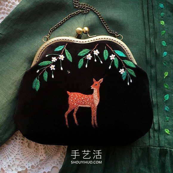 手工刺繡手袋 擁有迷人的林地生物和自然風光 -  rpnrmr.com