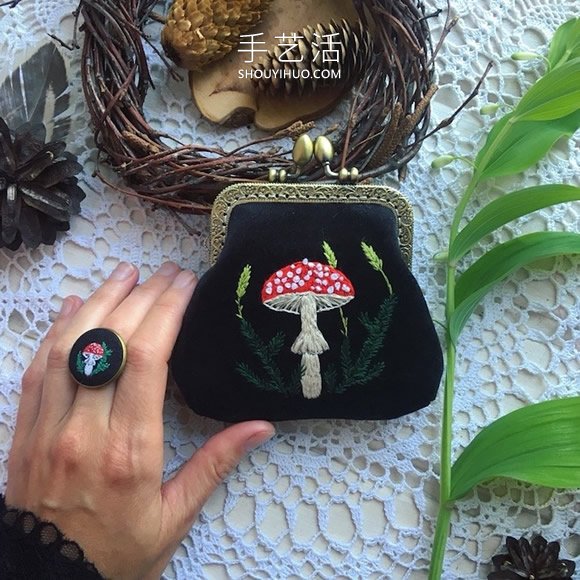 手工刺繡手袋 擁有迷人的林地生物和自然風光 -  rpnrmr.com