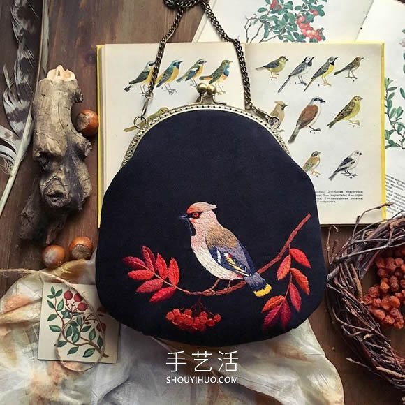手工刺繡手袋 擁有迷人的林地生物和自然風光 -  rpnrmr.com