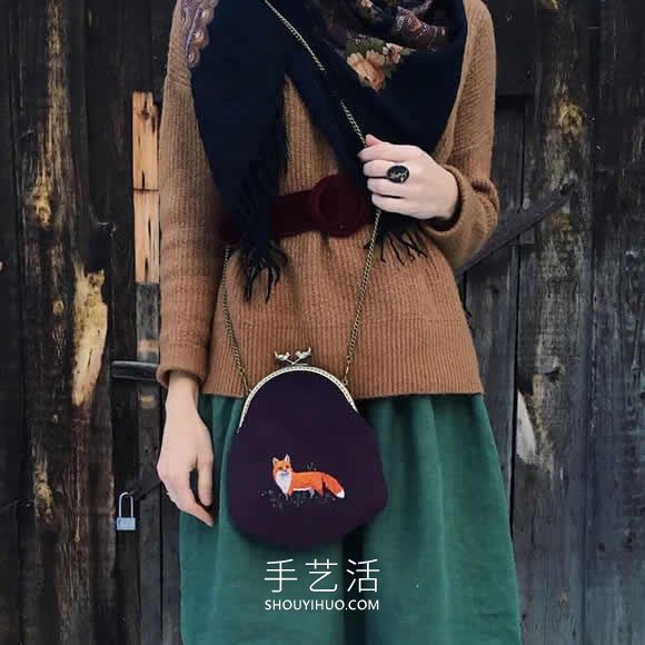 手工刺繡手袋 擁有迷人的林地生物和自然風光 -  rpnrmr.com