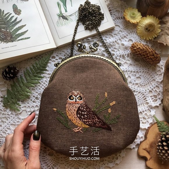 手工刺繡手袋 擁有迷人的林地生物和自然風光 -  rpnrmr.com