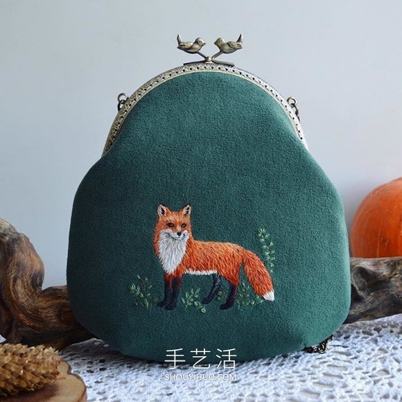 手工刺繡手袋 擁有迷人的林地生物和自然風光 -  rpnrmr.com