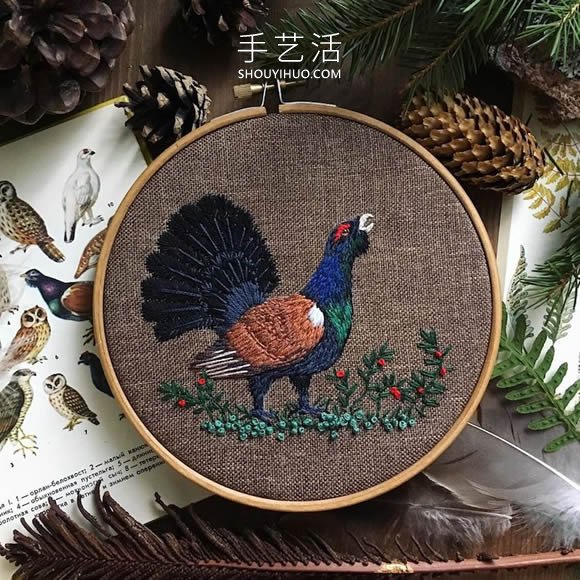 手工刺繡手袋 擁有迷人的林地生物和自然風光 -  rpnrmr.com