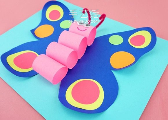 幼兒園手工制作春天紙蝴蝶的做法教程 -  rpnrmr.com