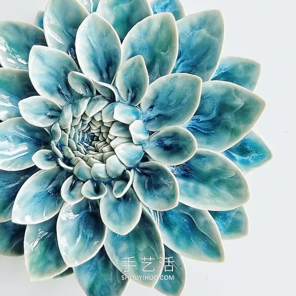 精美的手工瓷花！看起來像真正的美麗花朵 -  rpnrmr.com