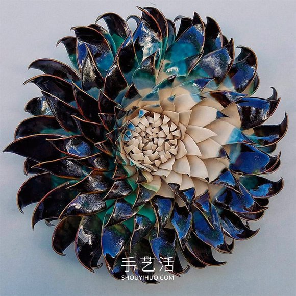 精美的手工瓷花！看起來像真正的美麗花朵 -  rpnrmr.com
