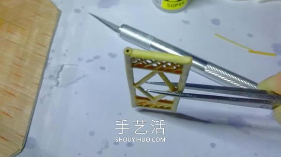 一次性筷子做古代塔的制作方法教程 -  rpnrmr.com