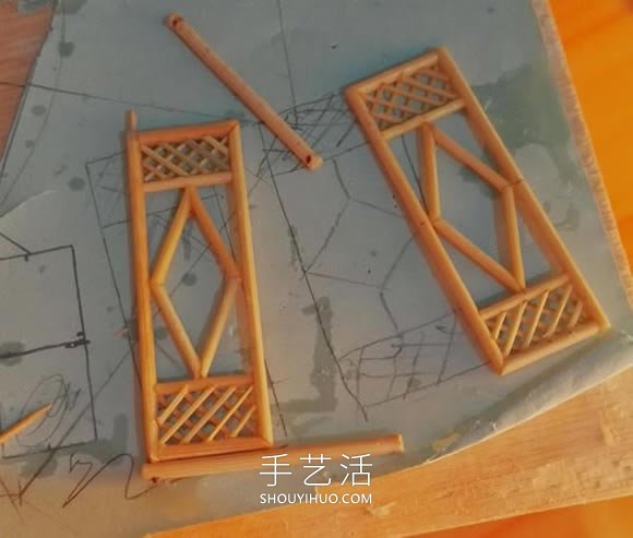 一次性筷子做古代塔的制作方法教程 -  rpnrmr.com