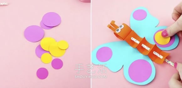 簡(jiǎn)單手工制作春天蝴蝶木偶的做法教程 -  rpnrmr.com