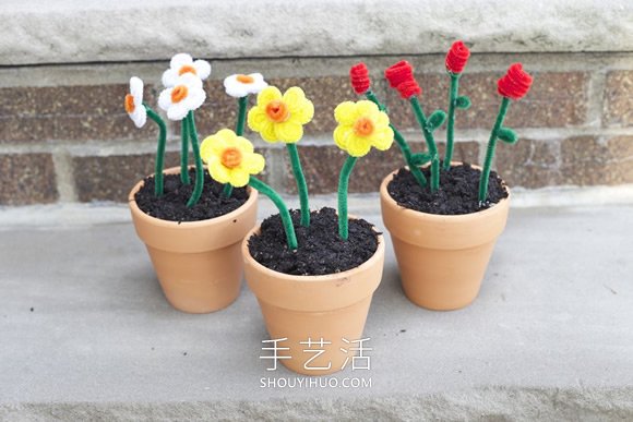 兒童手工制作扭扭棒水仙花的做法教程 -  rpnrmr.com