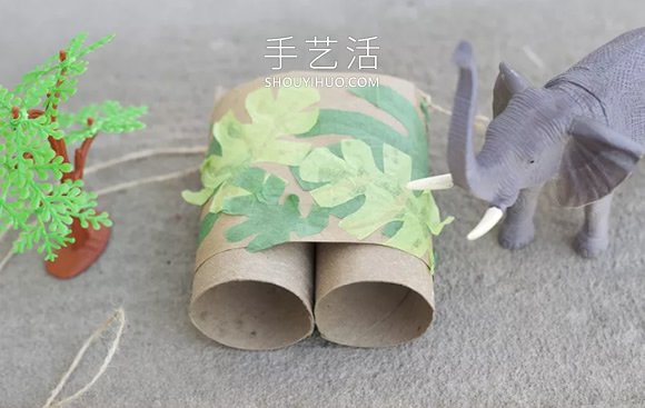衛(wèi)生紙卷筒手工制作雙筒望遠鏡的做法教程 -  rpnrmr.com