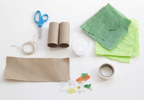 衛(wèi)生紙卷筒手工制作雙筒望遠鏡的做法教程 -  rpnrmr.com