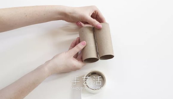 衛(wèi)生紙卷筒手工制作雙筒望遠鏡的做法教程 -  rpnrmr.com