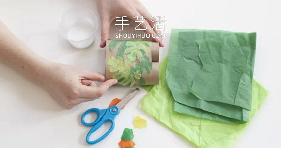 衛(wèi)生紙卷筒手工制作雙筒望遠鏡的做法教程 -  rpnrmr.com