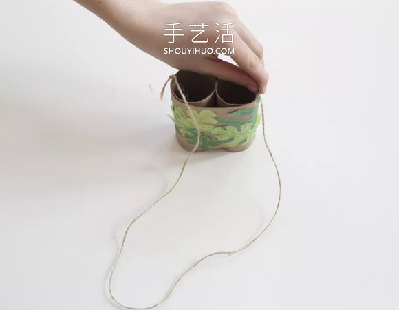 衛(wèi)生紙卷筒手工制作雙筒望遠鏡的做法教程 -  rpnrmr.com