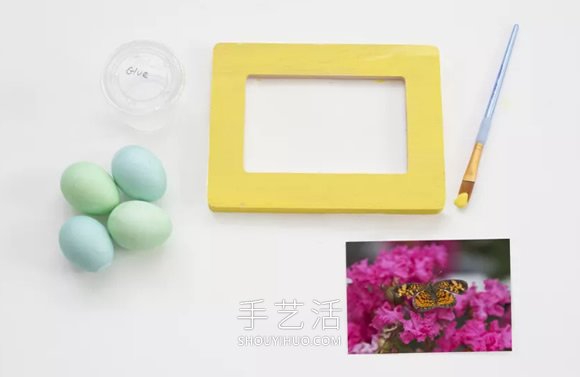 超簡單用蛋殼改造舊相框的做法教程 -  rpnrmr.com
