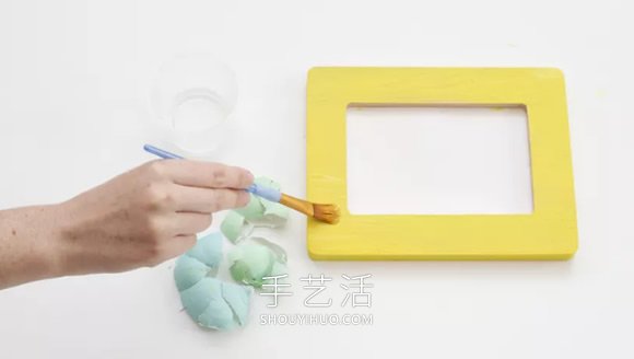 超簡單用蛋殼改造舊相框的做法教程 -  rpnrmr.com