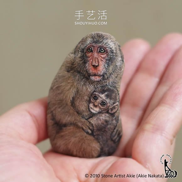 日本藝術(shù)家將普通石頭轉(zhuǎn)變?yōu)楦叨缺普娴膭?dòng)物 -  rpnrmr.com