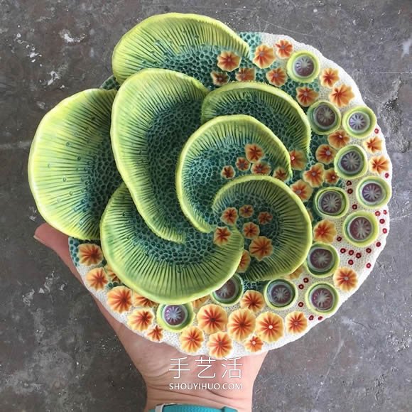 模仿水生生物的紋理 手工創(chuàng)作驚人陶瓷雕塑 -  rpnrmr.com