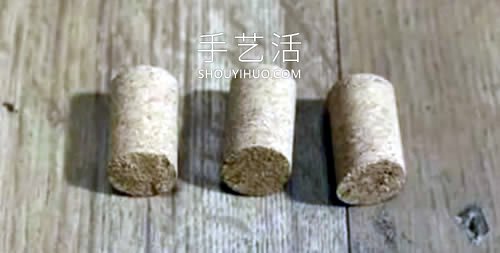 紅酒瓶塞手工制作迷你木馬玩具的做法教程 -  rpnrmr.com