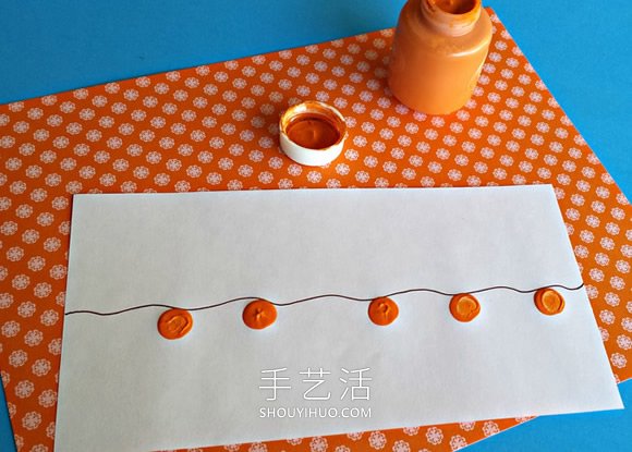 幼兒園手工制作胡蘿卜和兔子指紋畫的做法 -  rpnrmr.com