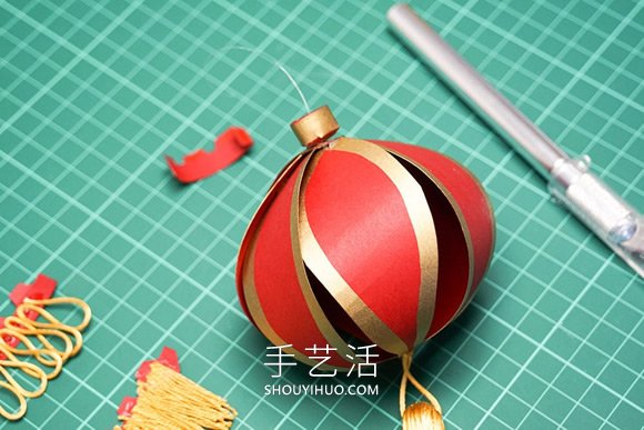 元宵節(jié)燈籠手工制作方法圖解教程 -  rpnrmr.com