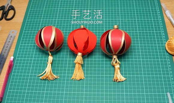 元宵節(jié)燈籠手工制作方法圖解教程 -  rpnrmr.com