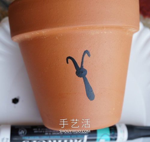 春季兒童指紋畫花盆 送給媽媽的小禮物！ -  rpnrmr.com