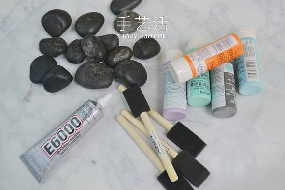 兒童手工制作石頭毛毛蟲(chóng)的做法教程 -  rpnrmr.com