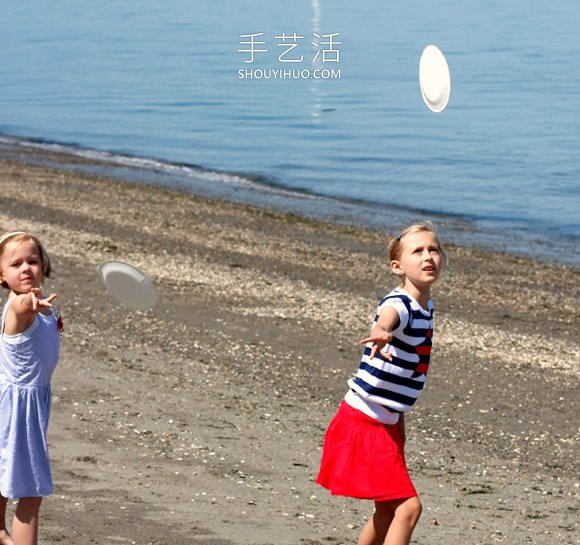 幼兒手工制作西瓜紙盤(pán)飛盤(pán)的做法教程 -  rpnrmr.com