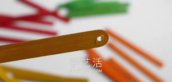 幼兒園手工制作雪糕棍扇子的做法教程 -  rpnrmr.com