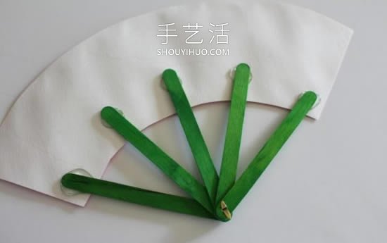 幼兒園手工制作雪糕棍扇子的做法教程 -  rpnrmr.com