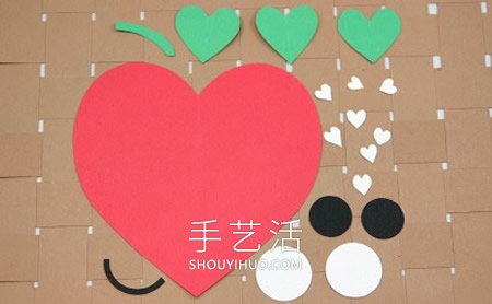 幼兒園手工制作愛心草莓粘貼畫的做法教程 -  rpnrmr.com