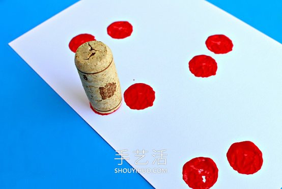 幼兒園手工櫻桃創(chuàng)意畫的做法教程 -  rpnrmr.com