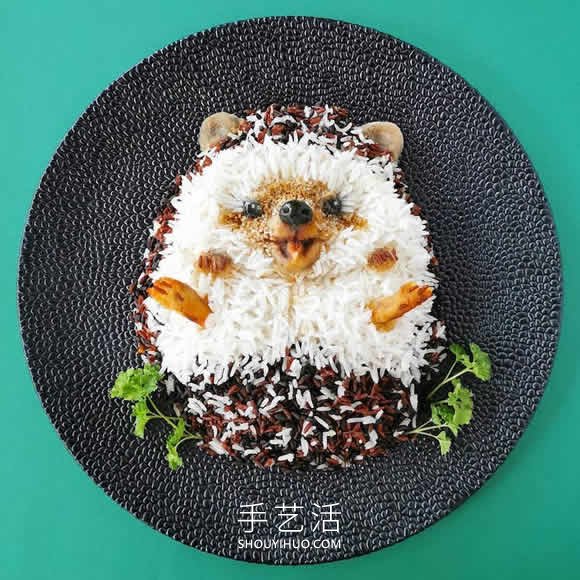食品造型師精心制作美味的可食用菜肴擺盤(pán) -  rpnrmr.com