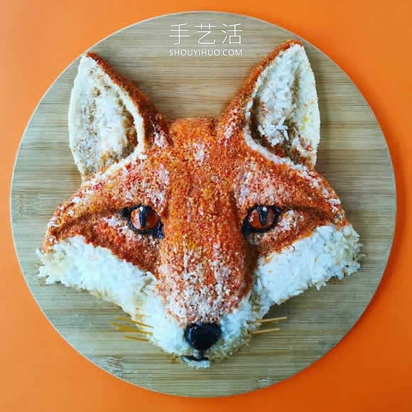 食品造型師精心制作美味的可食用菜肴擺盤(pán) -  rpnrmr.com