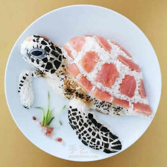 食品造型師精心制作美味的可食用菜肴擺盤(pán) -  rpnrmr.com