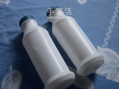 酸奶瓶手工制作小花籃的做法教程 -  rpnrmr.com