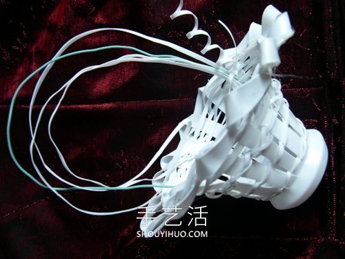 酸奶瓶手工制作小花籃的做法教程 -  rpnrmr.com