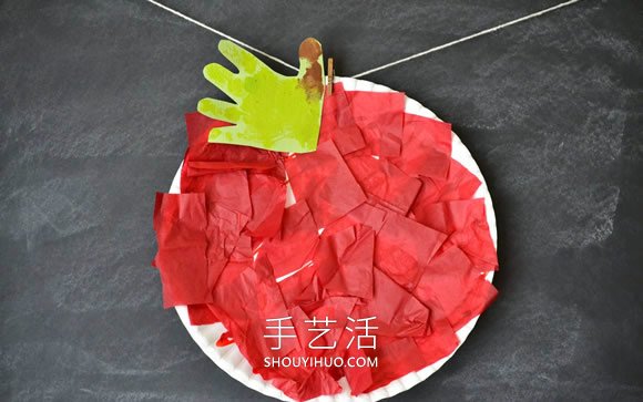 幼兒園簡單手工制作紅蘋果的做法教程 -  rpnrmr.com
