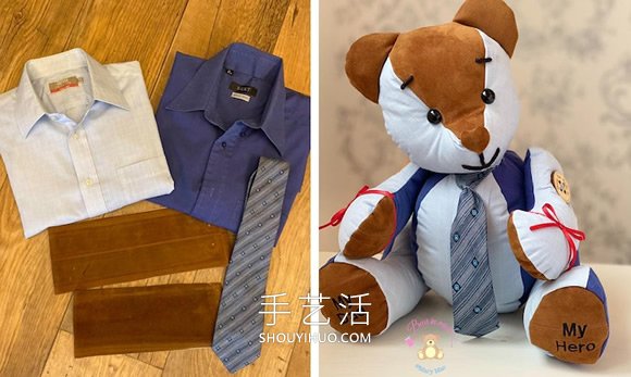 用逝去親人的衣物制作的可愛“記憶熊” -  rpnrmr.com