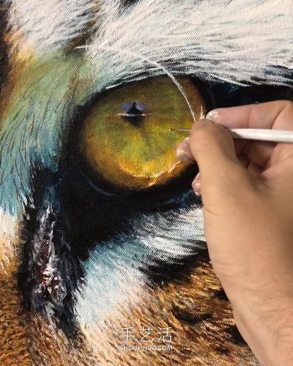 仿佛會躍出畫布！逼真畫作捕捉野生動物之美 -  rpnrmr.com