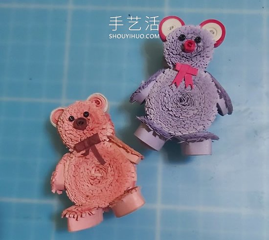 衍紙小熊手工制作方法詳細(xì)步驟圖解 -  rpnrmr.com