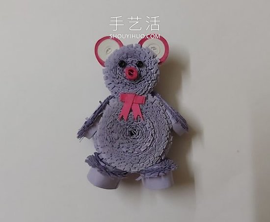 衍紙小熊手工制作方法詳細(xì)步驟圖解 -  rpnrmr.com
